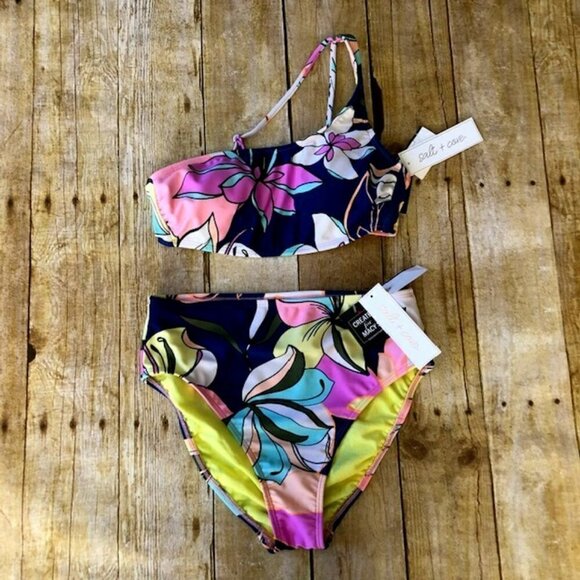 NWT Salt & Cove Spring Bloom Bikini Small - Picture 1 of 11